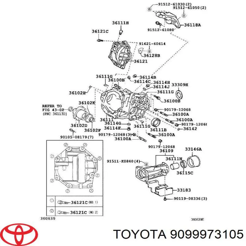 Втулка распорная заднего подшипника КПП Toyota 9099973105 цена, от 7.78 USD