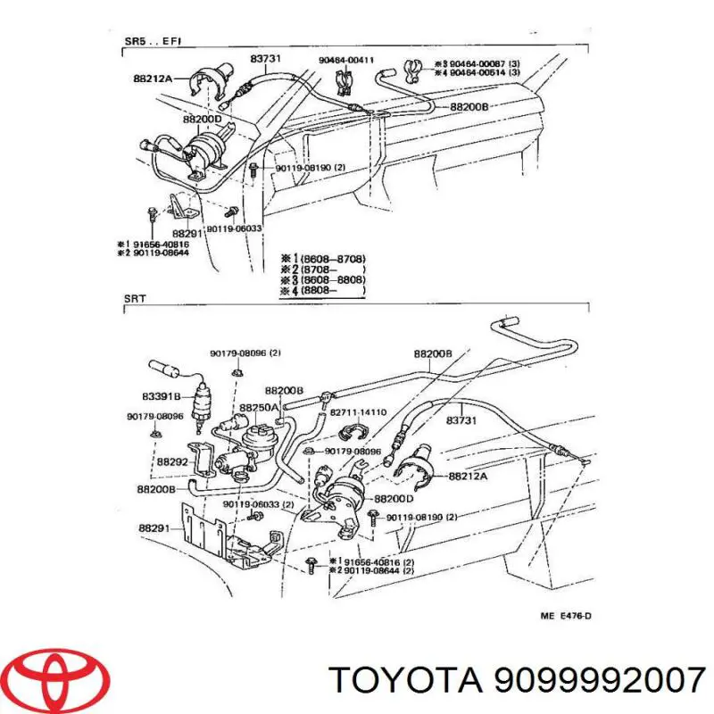  9099992007 Toyota