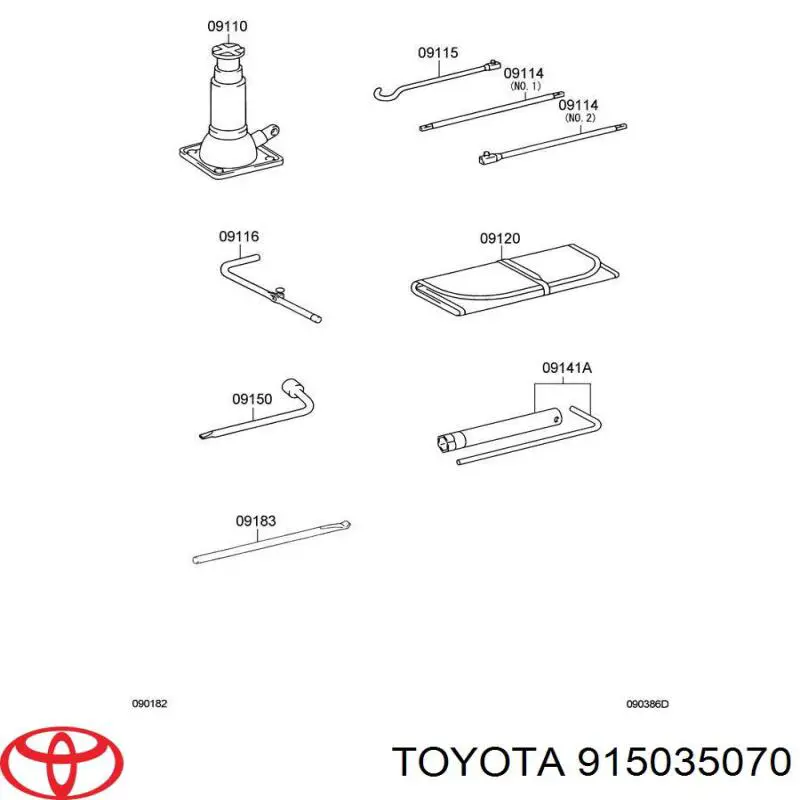  915035070 Toyota