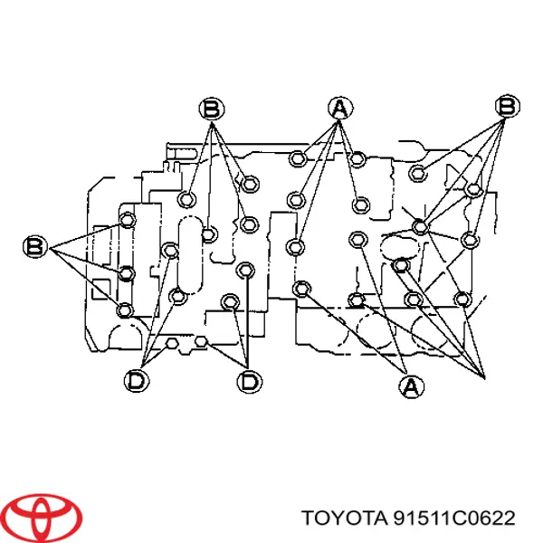  Toyota 91511C0622 цена, от 0.92 USD