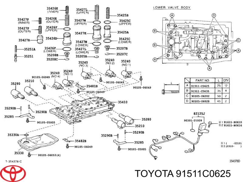  Toyota 91511C0625 цена, от 2.17 USD