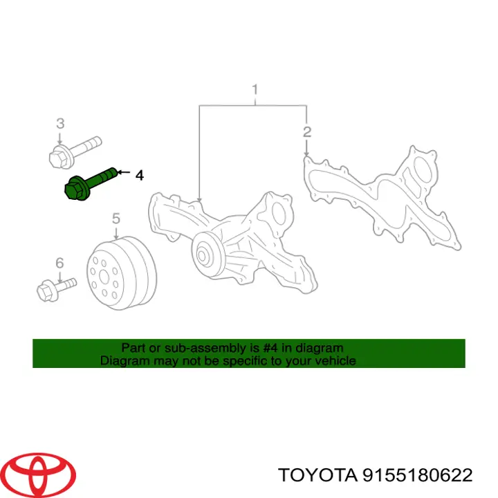 9155180622 Toyota 