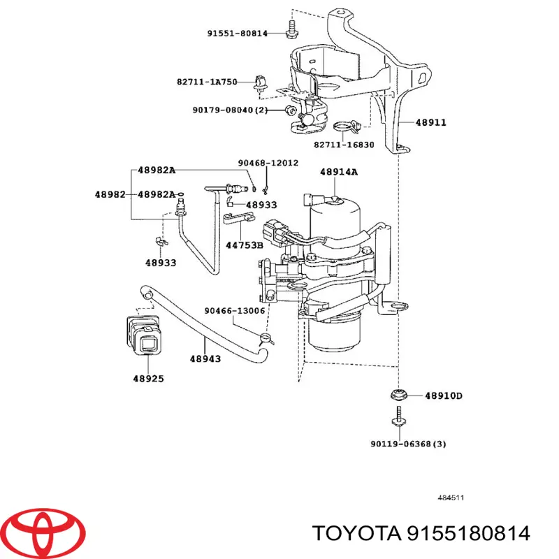 Toyota 9155180814 цена, от 6.63 USD