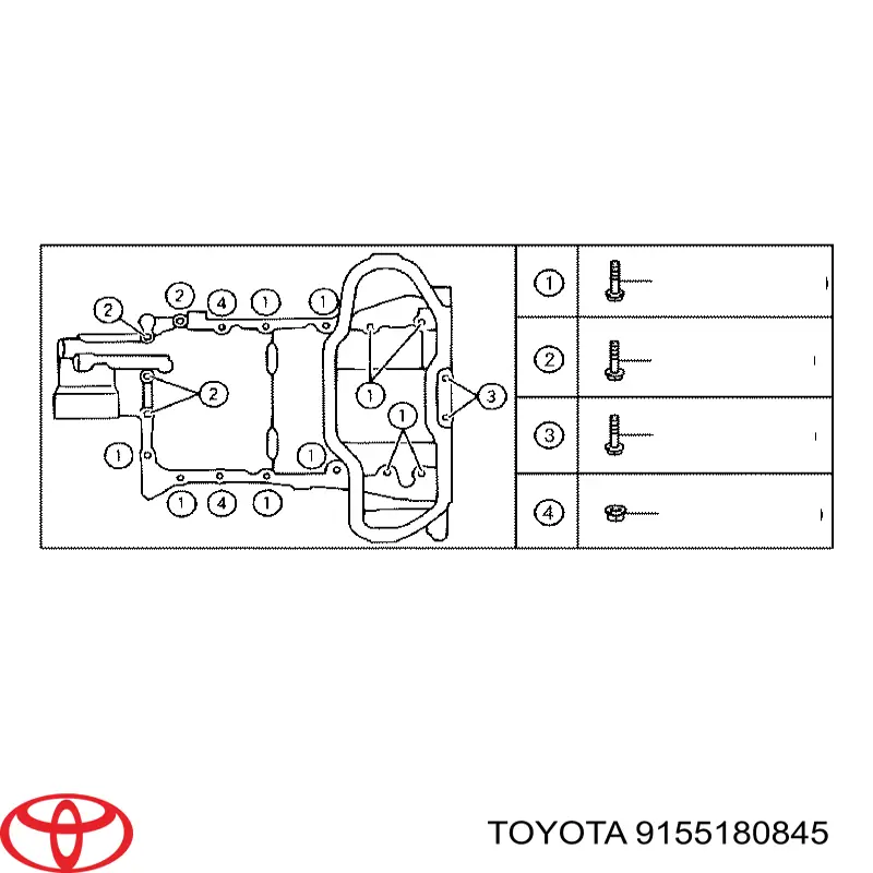  Toyota 9155180845 цена, от 6.65 USD