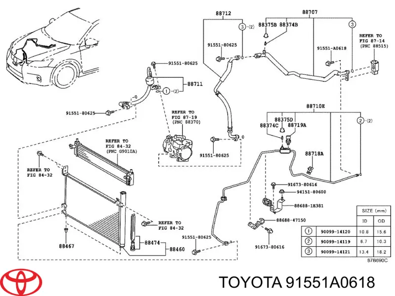  Toyota 91551A0618 цена, от 0.79 USD