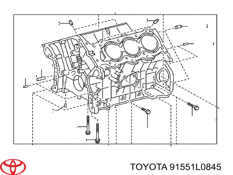  Toyota 91551L0845 цена, от 1.97 USD