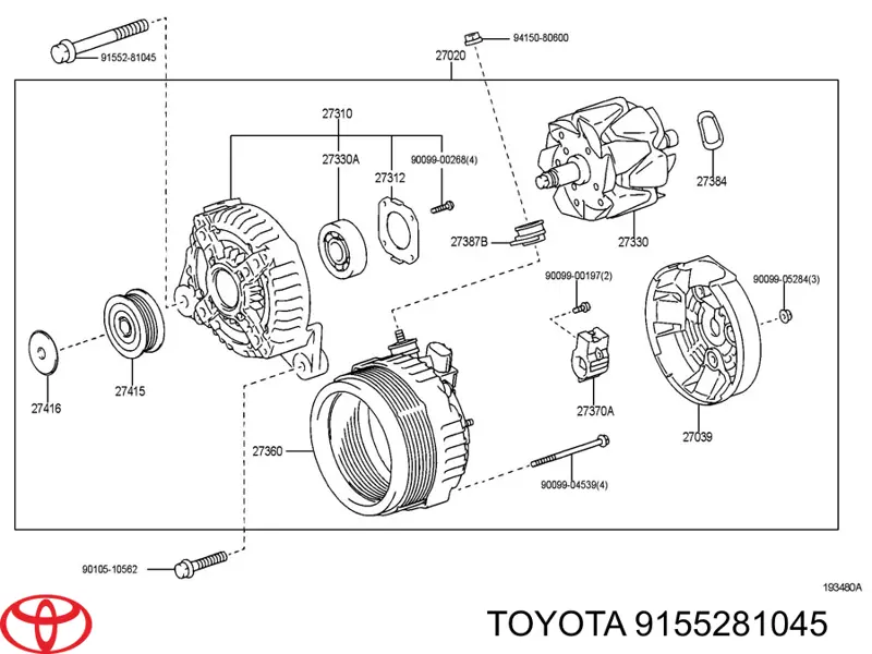 9155281045 Toyota 