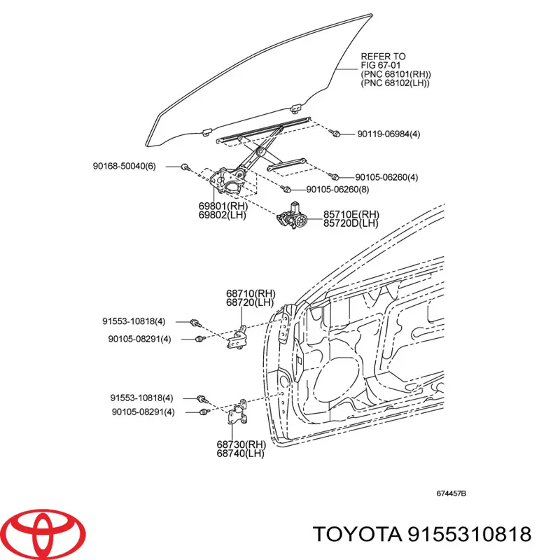 9155310818 Toyota 