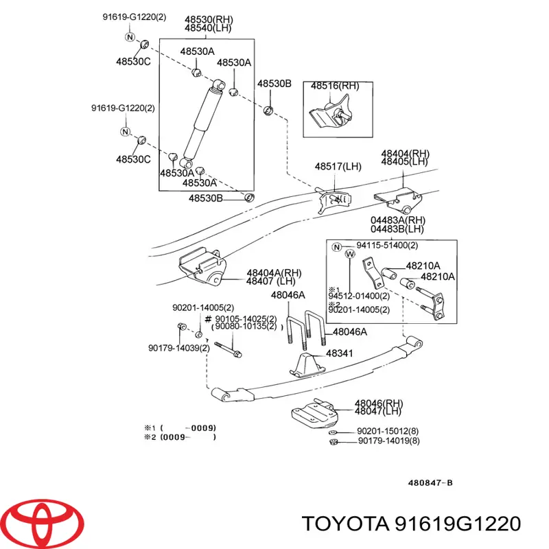 91619G1220 Toyota 