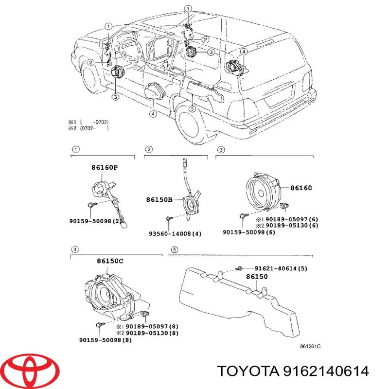 9162140614 Toyota 