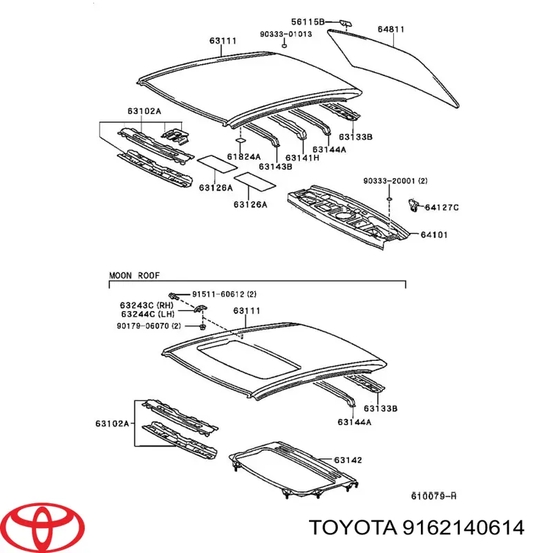  Toyota 9162140614 цена, от 0.80 USD