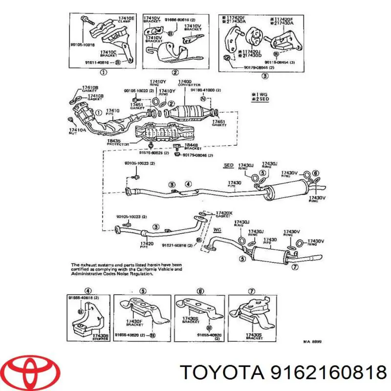 9162160818 Toyota 