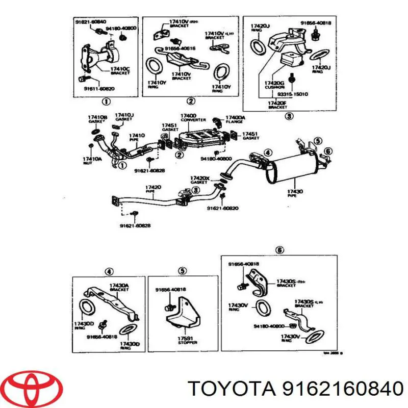 9162160840 Toyota 