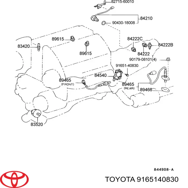  Toyota 9165140830 цена, от 6.64 USD