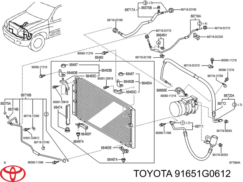 91651G0612 Toyota 