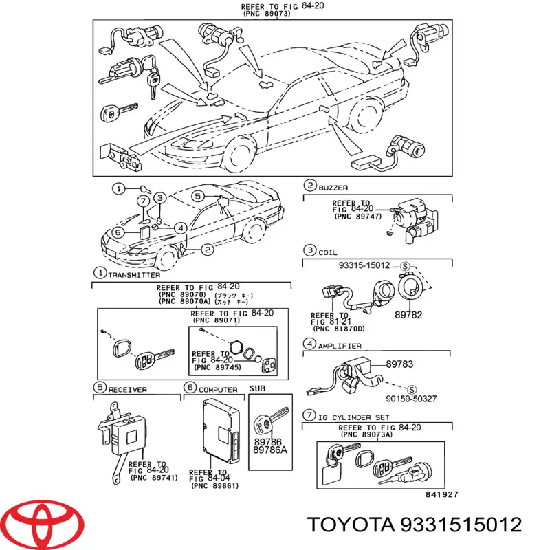  9331515012 Toyota