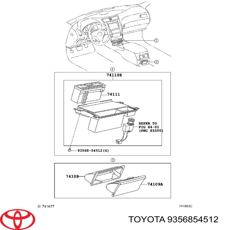  Toyota 9356854512 цена, от 0.77 USD