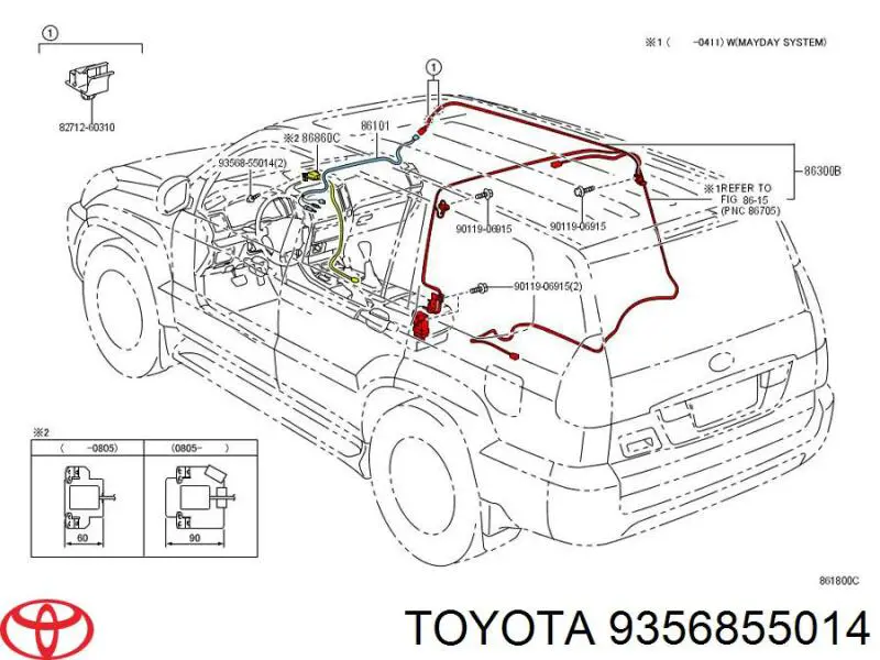  9356855014 Toyota