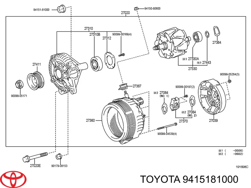  9415181000 Toyota