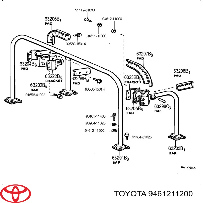 9461211200 Toyota 