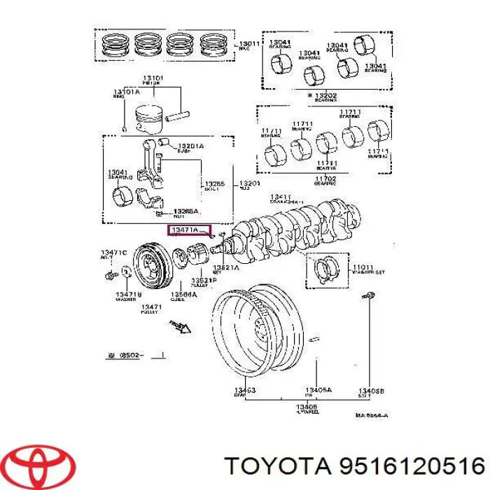 9516120516 Toyota 