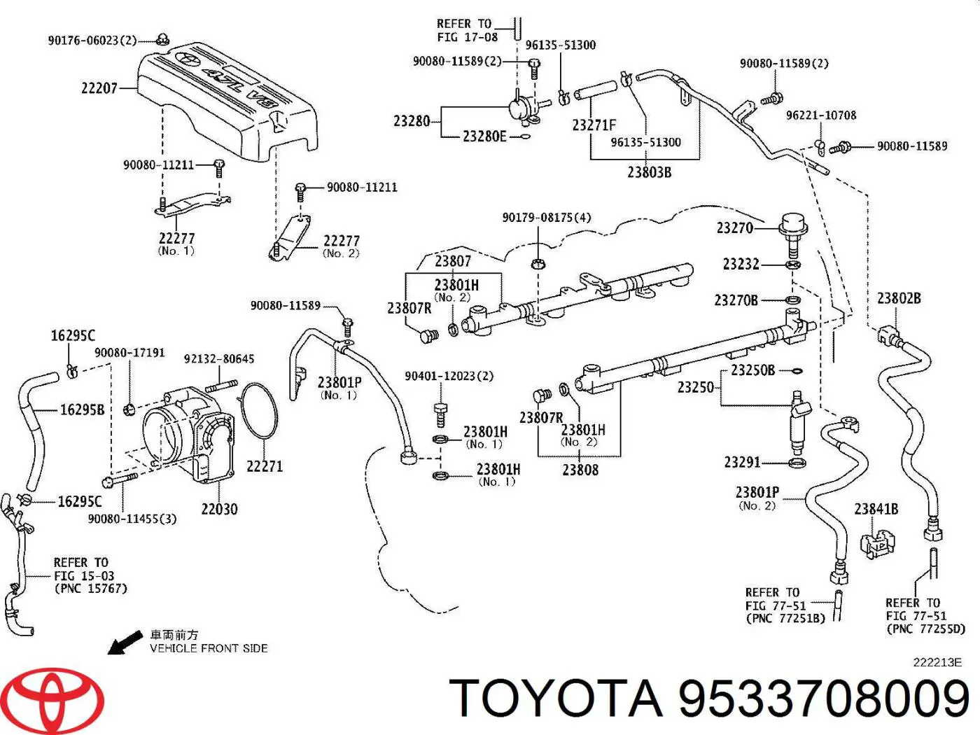 9533708009 Toyota 