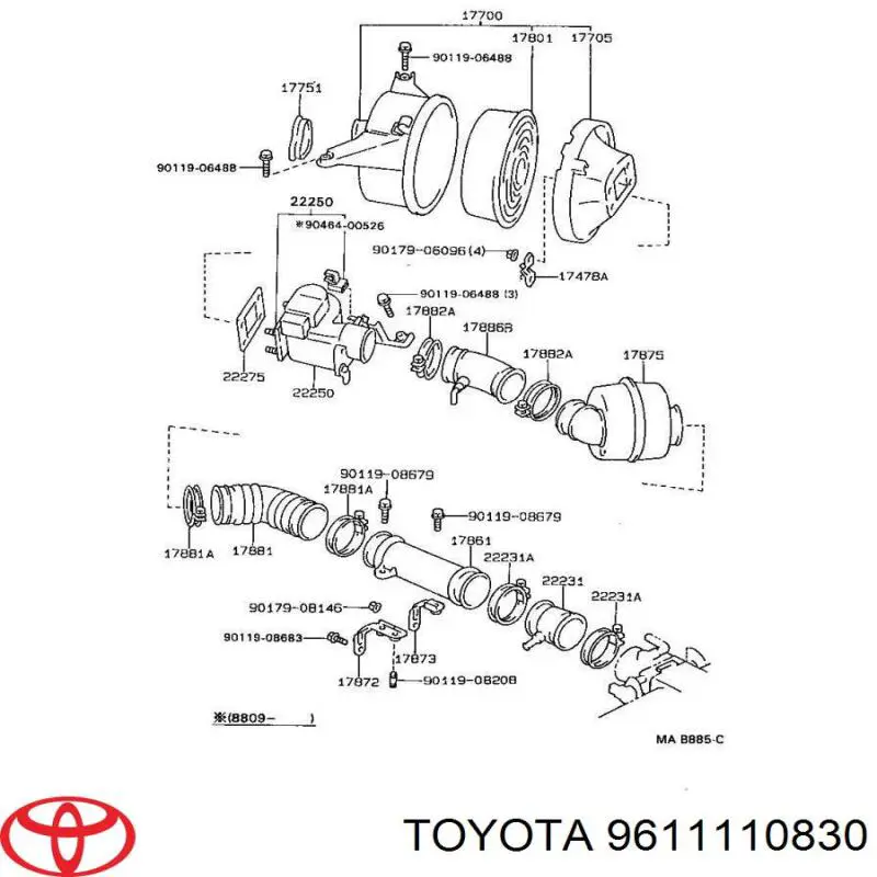  9611110830 Toyota