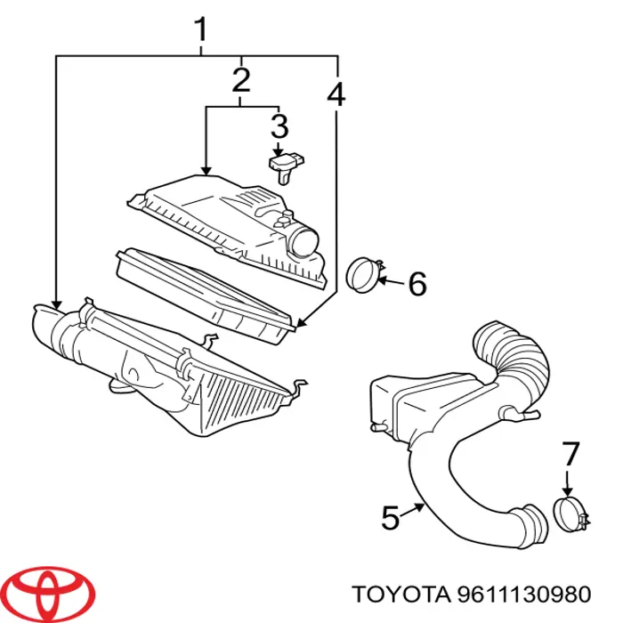 9611130980 Toyota 