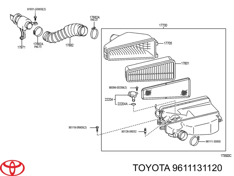  Toyota 9611131120 цена, от 3.79 USD