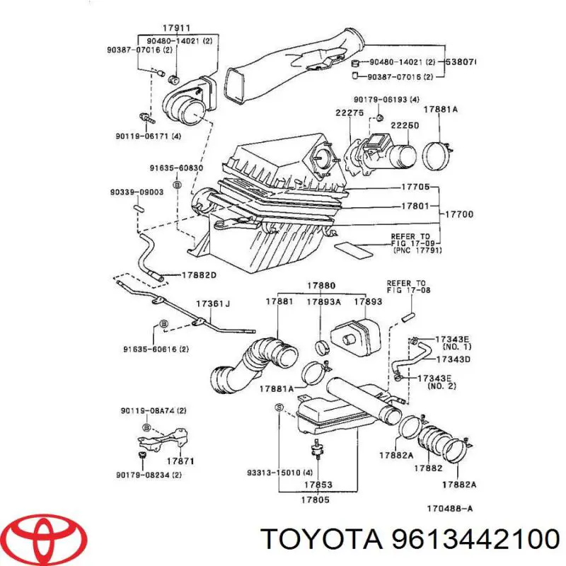  Toyota 9613442100 цена, от 4.44 USD