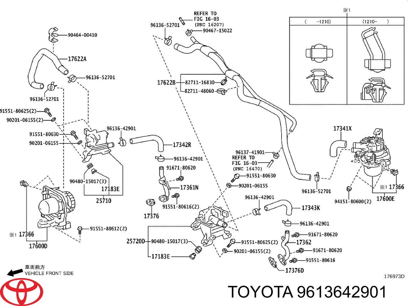 9613642901 Toyota 