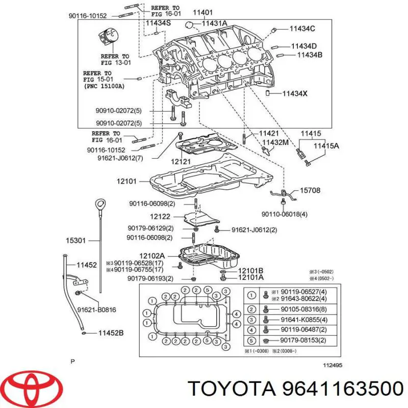 9641163500 Toyota