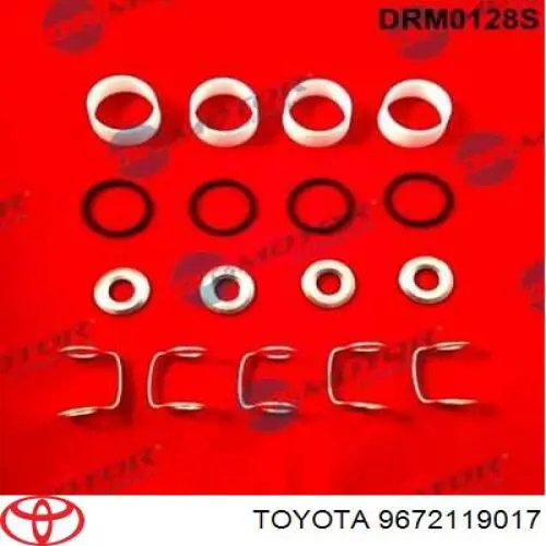 9672119017 Toyota кольцо (шайба форсунки инжектора посадочное)