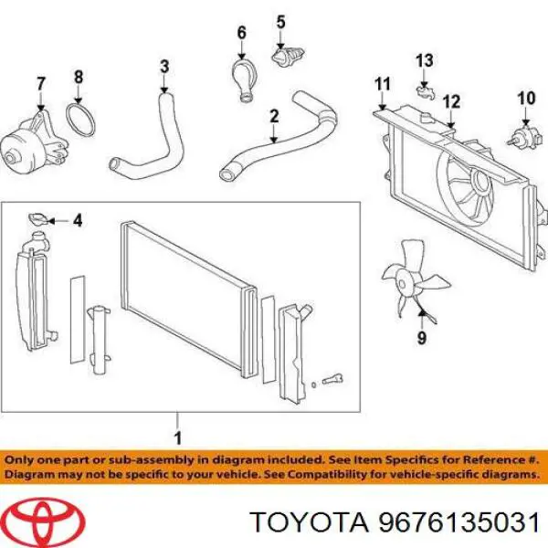Кольцо уплотнительное системы охлаждения на Toyota Highlander 