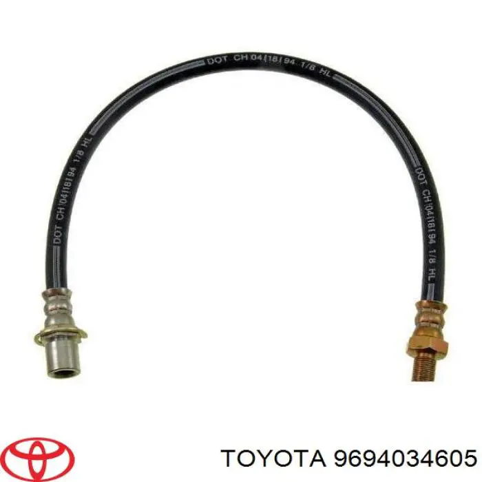 Задний тормозной шланг 9694034605 Toyota