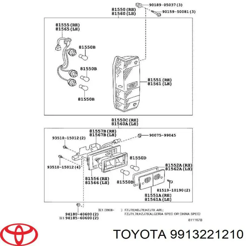 9913221210000 Daihatsu 