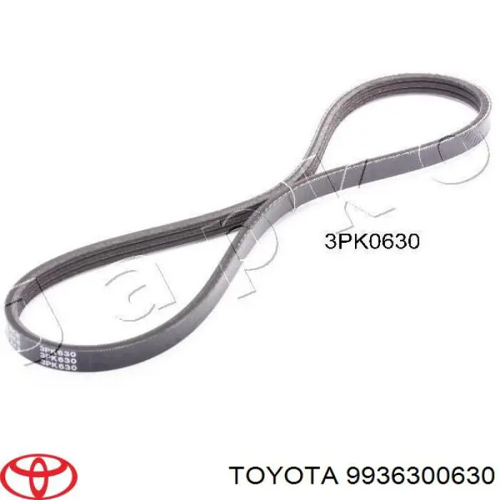 Correa trapezoidal 9936300630 Toyota