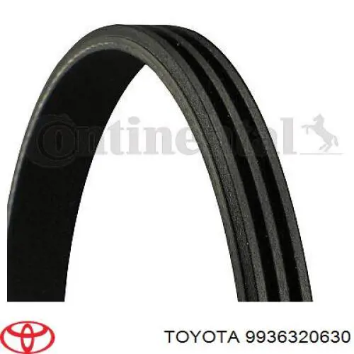 Correa trapezoidal 9936320630 Toyota