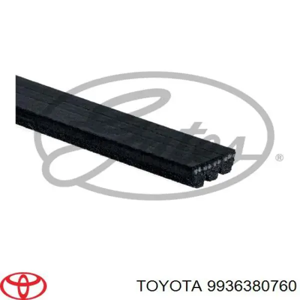 Correa trapezoidal 9936380760 Toyota