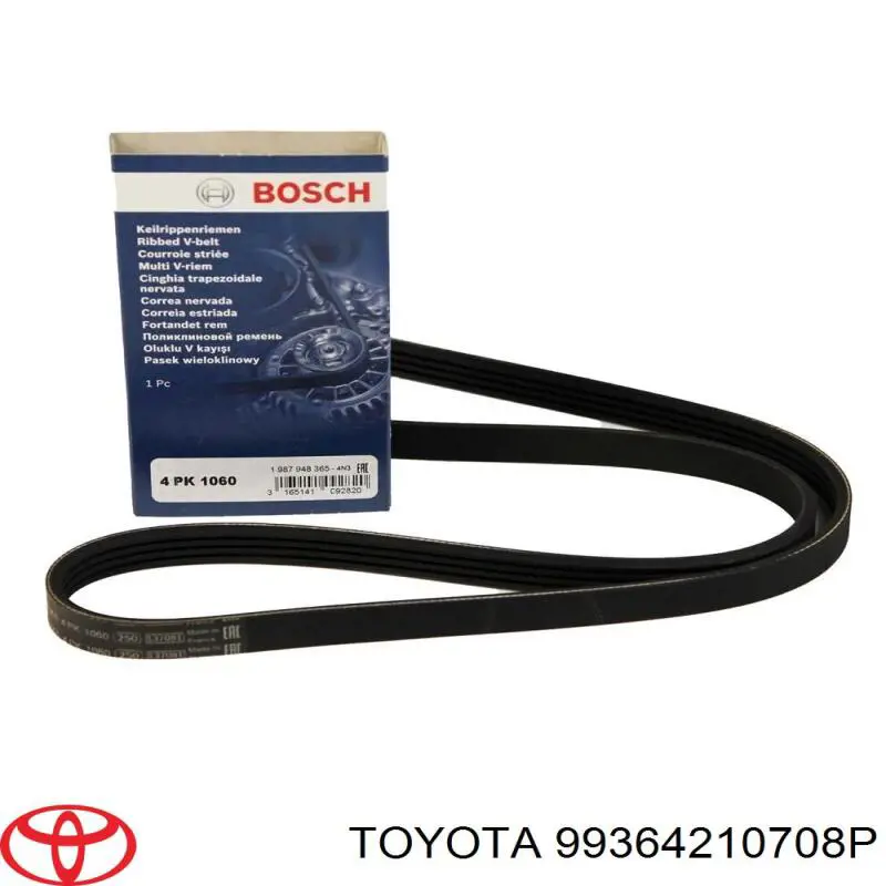 Купить 99364210708P Toyota Ремень генератора