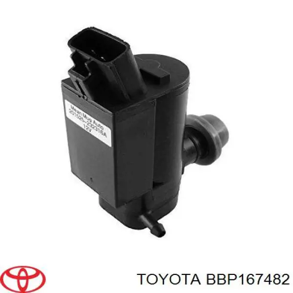 BBP167482 Toyota bomba de motor de fluido para lavador de vidro dianteiro/traseiro