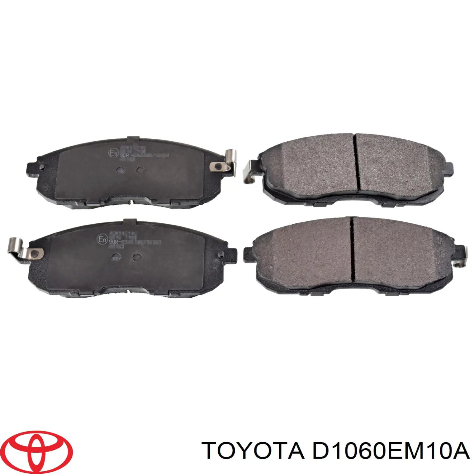 Передние тормозные колодки D1060EM10A Toyota