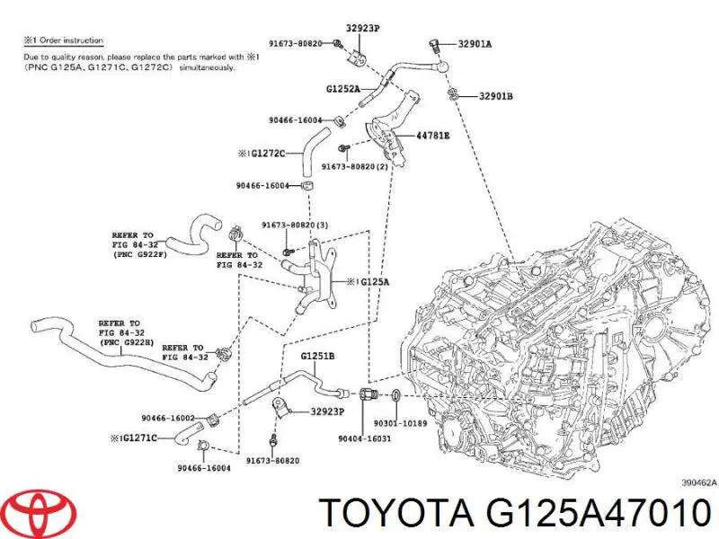  G125A47010 Toyota