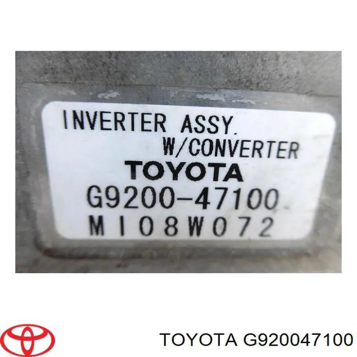 Инвертор тока G920047100 Toyota