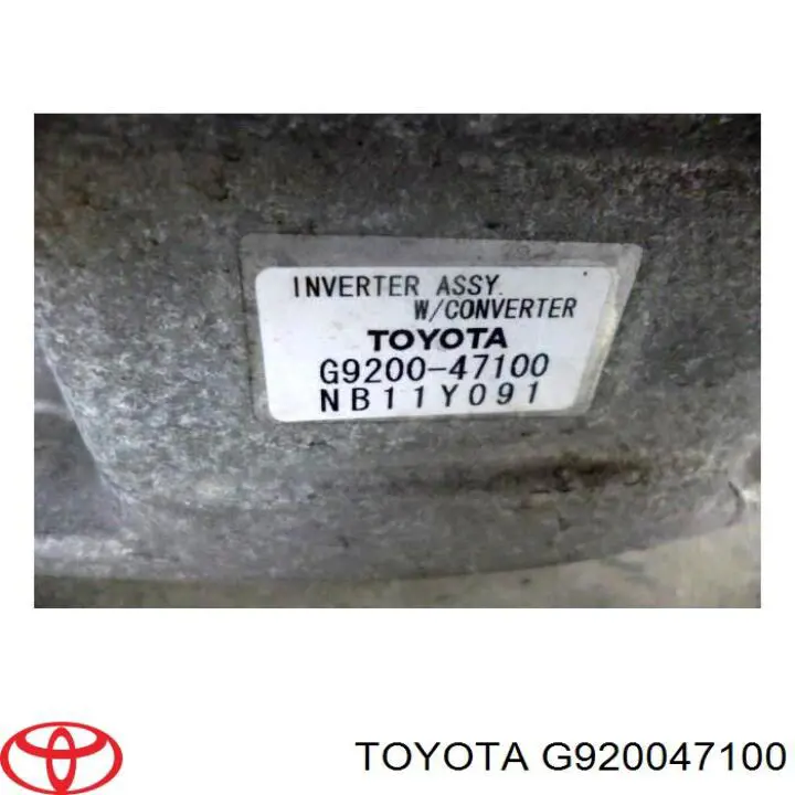 Инвертор тока Toyota G920047100