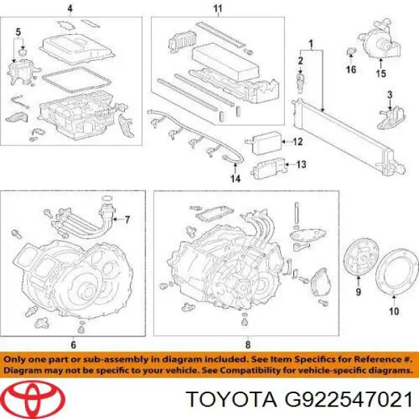 Toyota G922547021 цена, от 28.25 USD