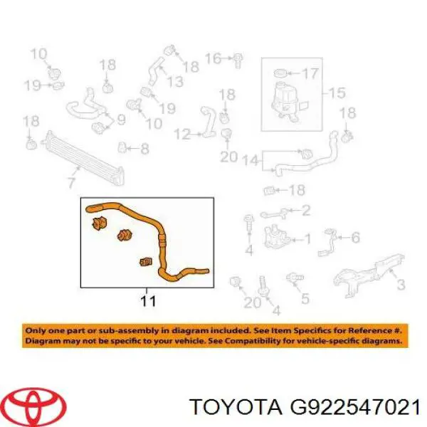 Купить G922547021 Toyota 