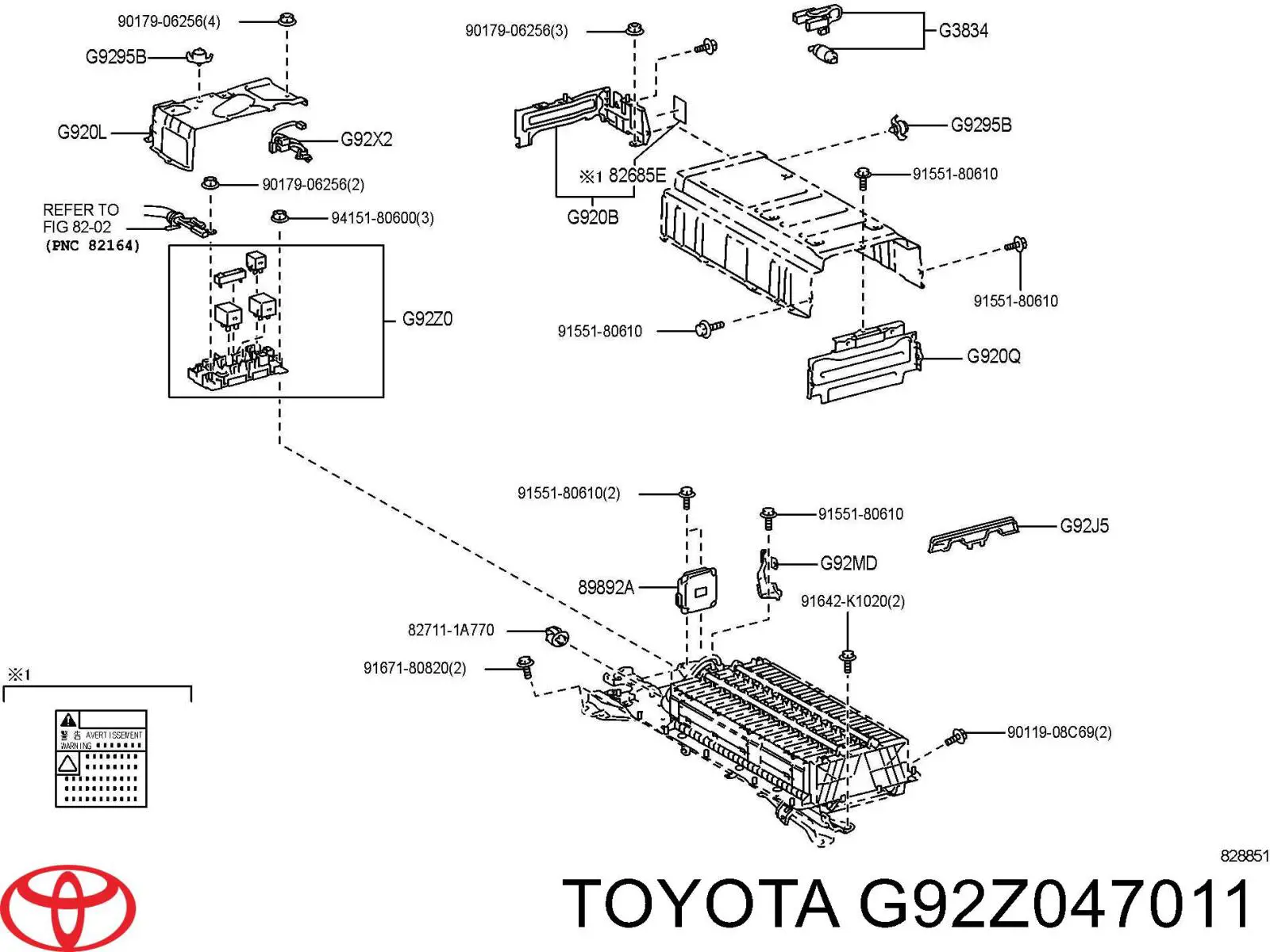  G92Z047011 Toyota