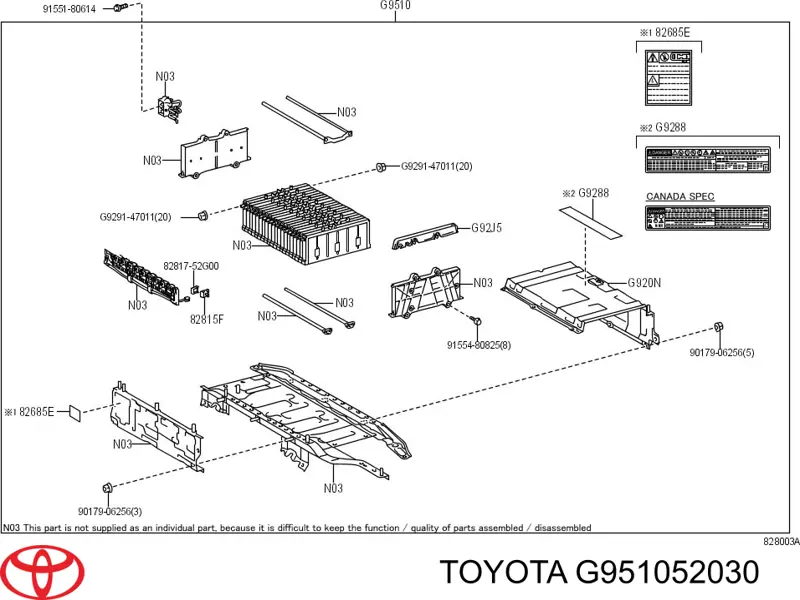 G951052031 Toyota 