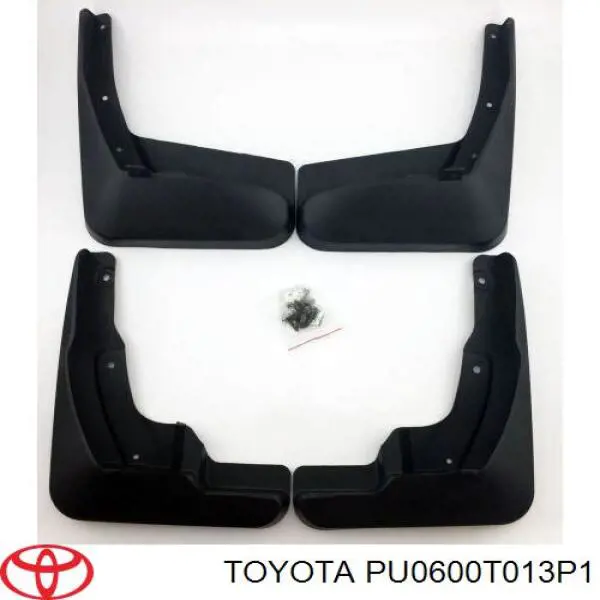 PU0600T01EP1 Toyota protetores de lama dianteiros + traseiros, kit